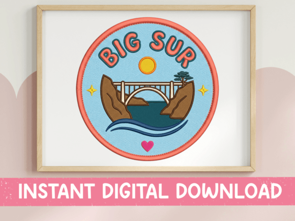 Big Sur Badge SVG: Graphics for T-Shirt Designs