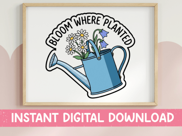 Bloom Sticker: Graphics for T-Shirt Designs