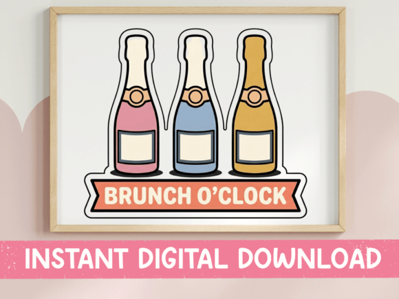 Brunch O Clock Graphics for T-Shirt Designs