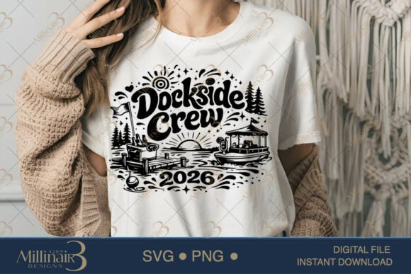 Dockside Crew 2026: Lake Graphics & T-Shirt Designs
