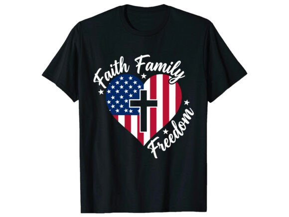 Faith Freedom Graphics: Bold T-Shirt Designs