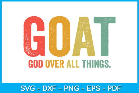 Goat God Christian SVG: Graphics & T-Shirt Designs