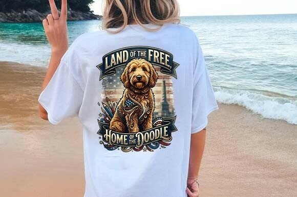 Land of the Free Home of the Doodle PNG Graphics