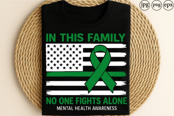 Mental Health Awareness Graphics for T-Shirt Designs