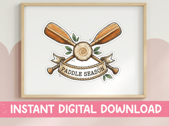 Paddle Season Graphics for T-Shirt Designs