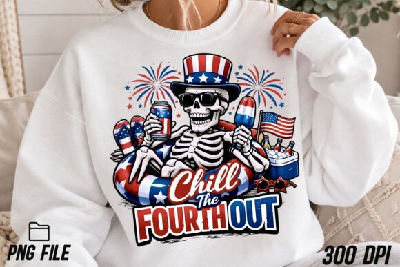 Reviewing Chill the Fourth Out PNG for Embroidery