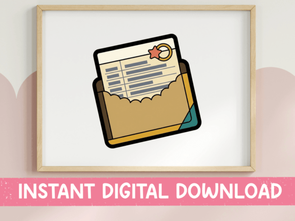 Reviewing the Letter in Envelope Sticker Design for Stitchers