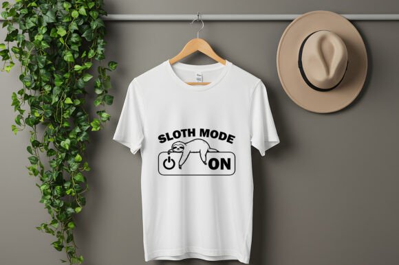 Sloth Mode Graphics for T-Shirt Designs