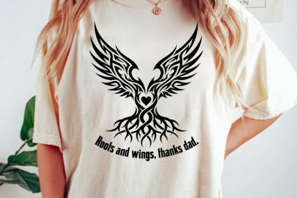 Tribal Eagle Tree of Life Heart Svg: Graphics for T-Shirt Designs