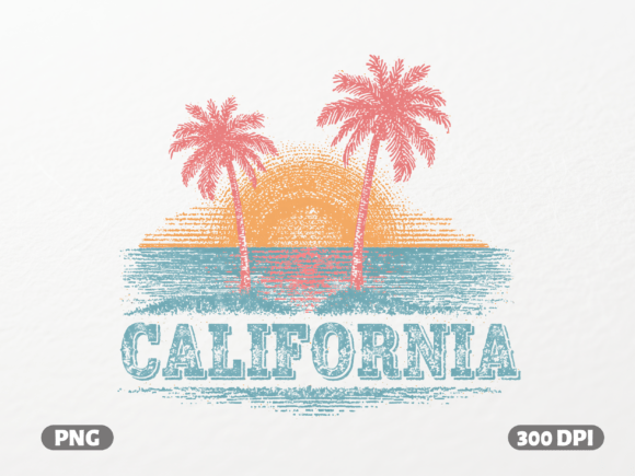 Vintage California Sunset PNG: A Designer’s Review